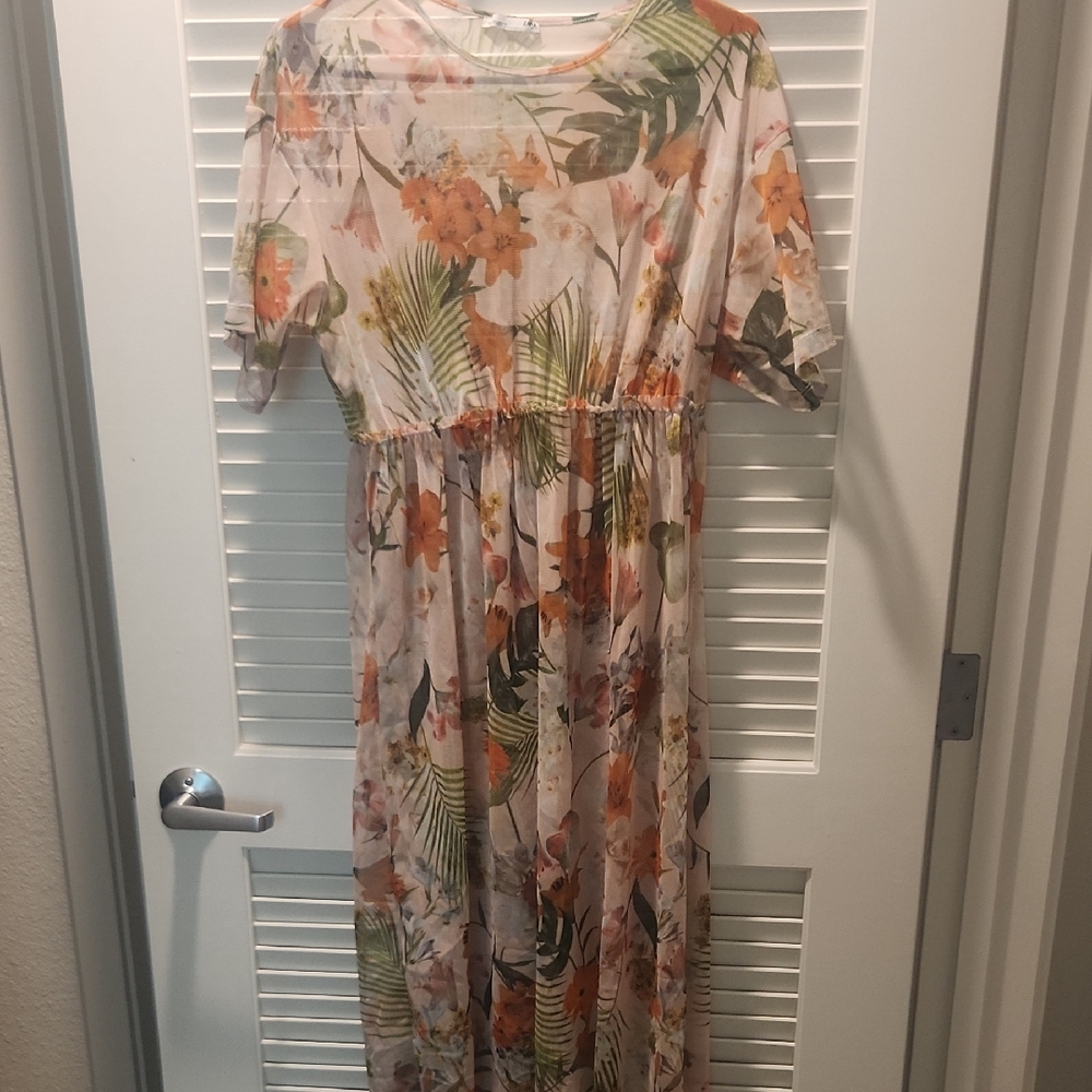 Zara Floral Maxi Dress